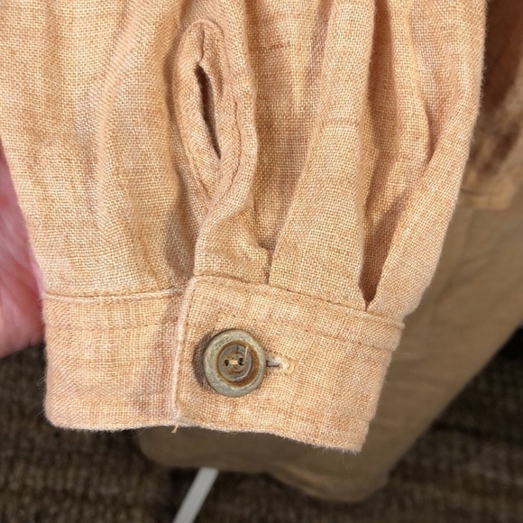 David Dart Collection 100% Pumpkin Latte Color Two Piece Top and Maxi Skirt Set - Picture 10 of 17